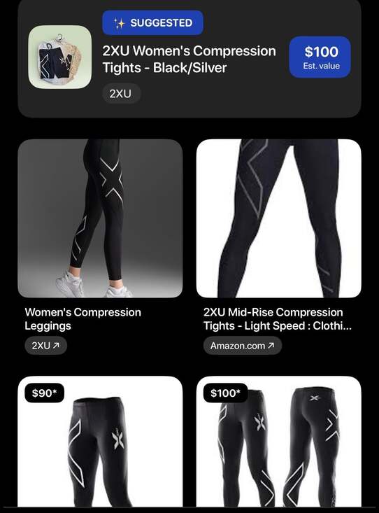 2XU Women's Compression Tights - Black/Silver BUNDLE - S - Picture 15 of 15